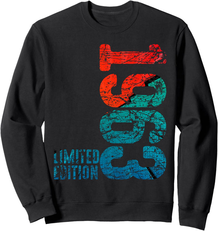 61. Geburtstag Mann Frau 61 Jahre 1963 Deko Lustig Geschenk Sweatshirt