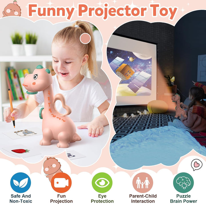 Zeichenprojektor für Kinder Jungen Mädchen Spielzeug, KETIEE 2-in-1 Projektion und Zeichnung Projekt