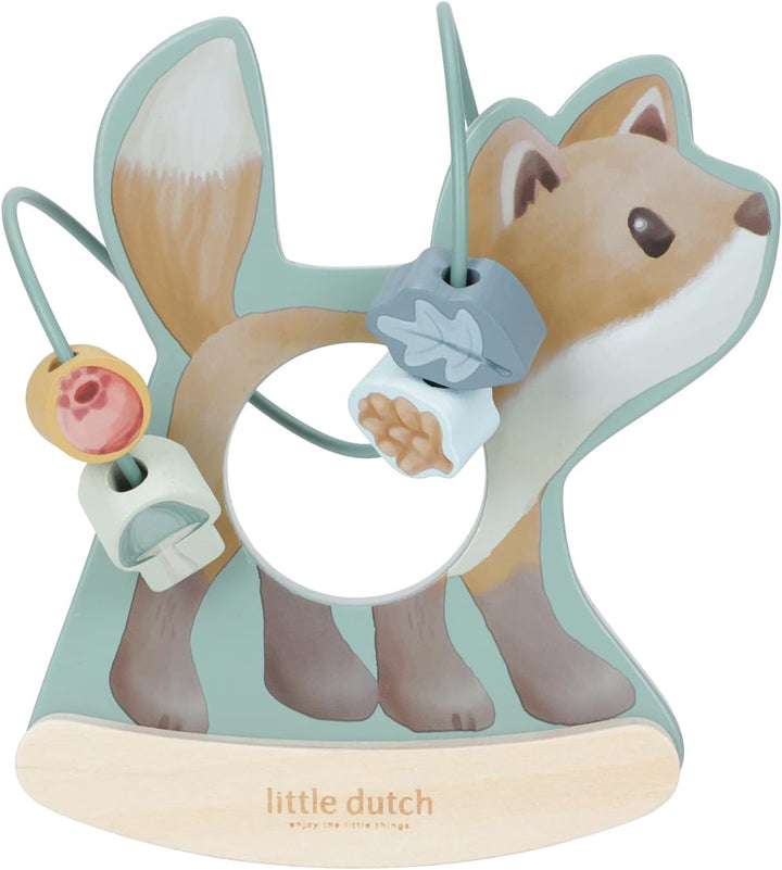 Little Dutch 7234 FSC Holz Motorikschleife Schaukeltier Fuchs - Forest Friends