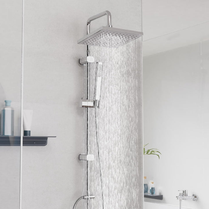 Schütte Tokyo Überkopfbrause-Set, Duschsystem ohne Armatur. Regendusche mit Schlauch, Duschsäule, Ch