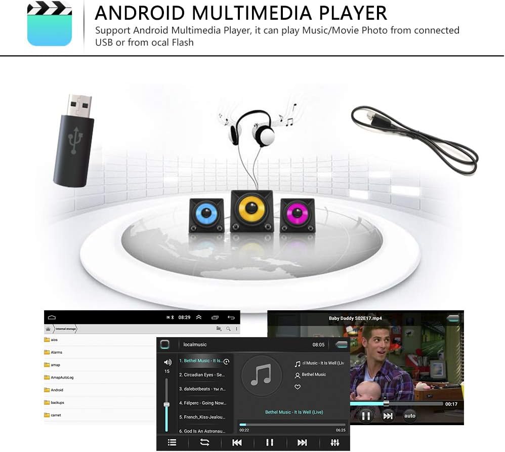 CAMECHO Android 13 Autoradio für VW Golf 5 6 Polo Passat Skoda Touran mit Navi,7 Zoll Touchscreen Ra