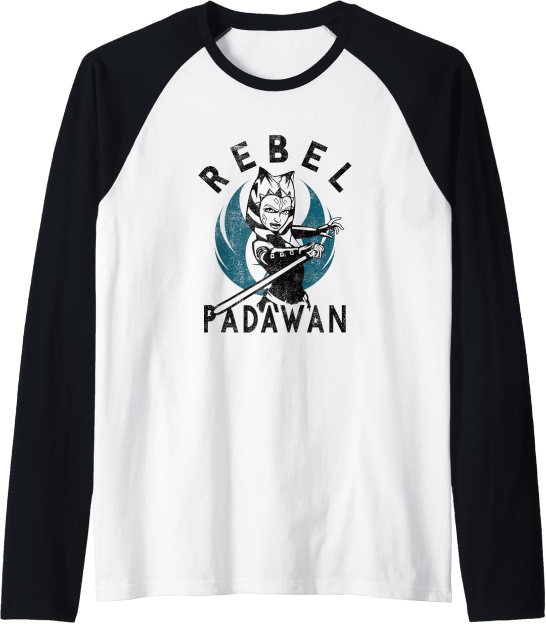 Star Wars: Clone Wars Ahsoka Rebel Padawan Portrait Raglan