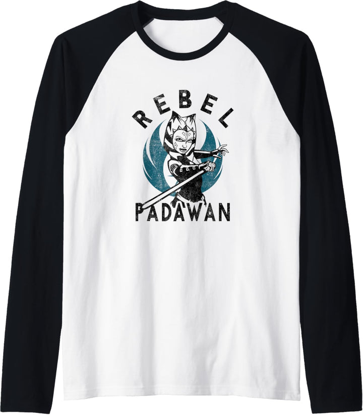 Star Wars: Clone Wars Ahsoka Rebel Padawan Portrait Raglan