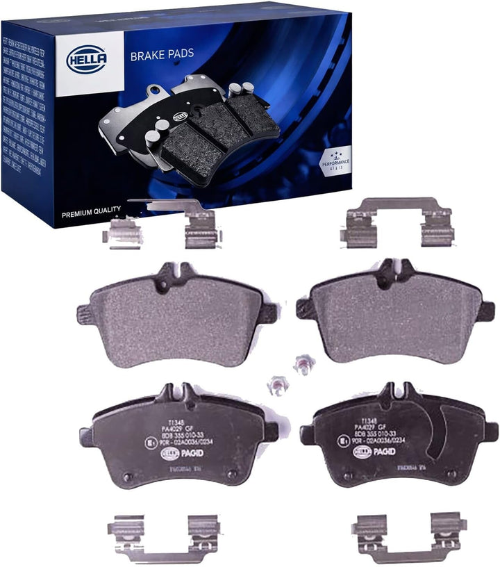 HELLA PAGID 8DB 355 010-331 Bremsbelagsatz - T1348 - Dicke/Stärke: 20.1mm - Bremssystem: Lucas - für