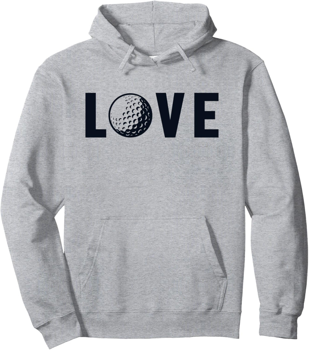 Golf Love Golfplatz Minigolfer Golfer Golfcaddy Golf Pullover Hoodie