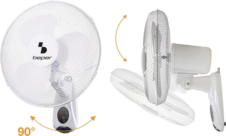 BEPER P206VEN600 Wandventilator - Wandventilator mit Fernbedienung und Timer