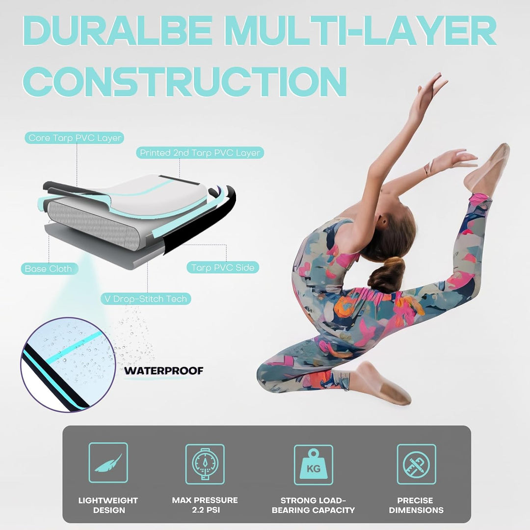 Aufblasbare Air Matte Track Tumbling Matte 3m/4m/5m Gymnastikmatte Turnmatte mit elektrischer Luftpu