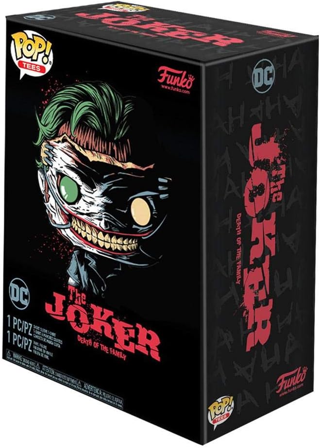 Funko - Pop & Tee DC Comics The Joker Exclusive M Action-Puppen, Mehrfarbig (135420)