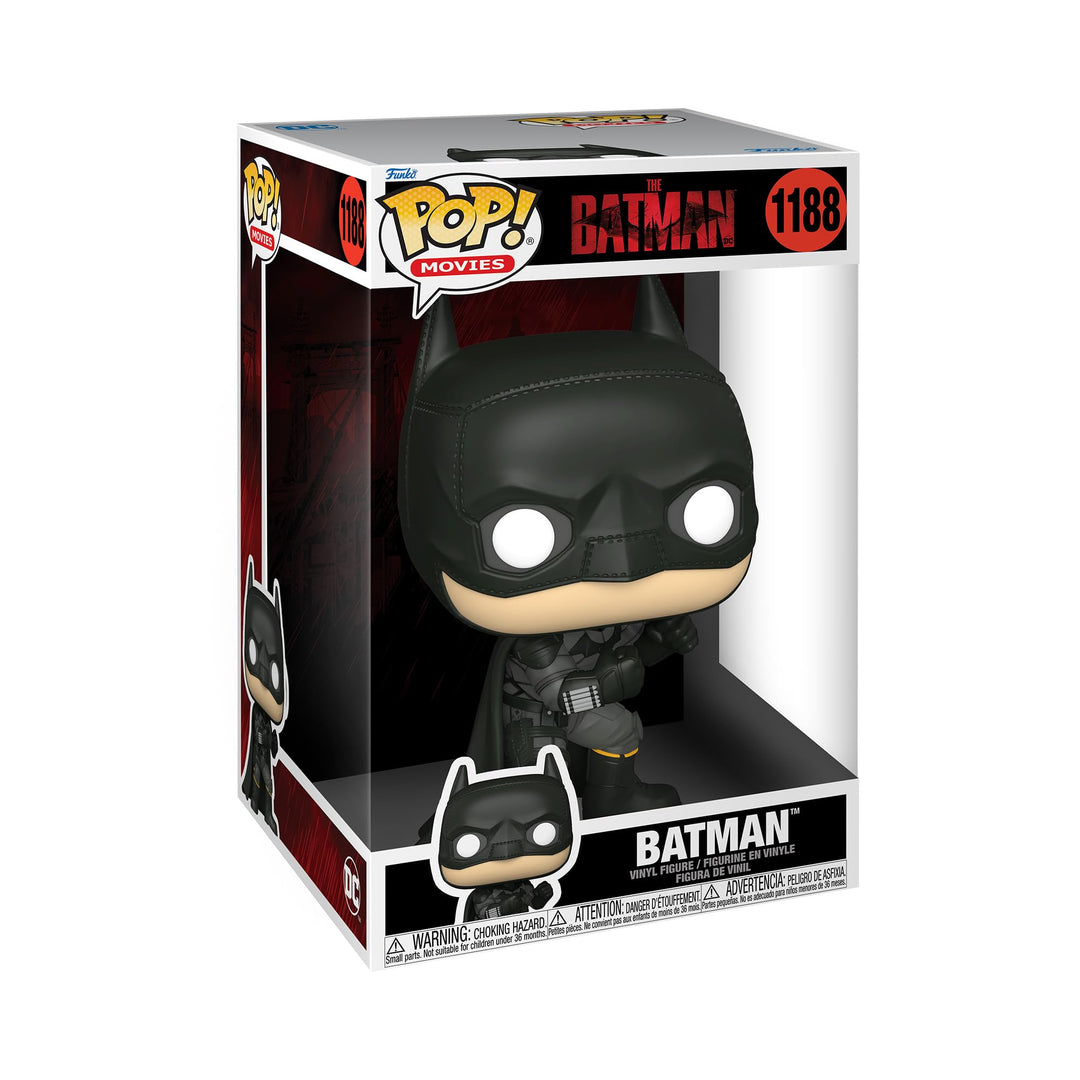 Funko Pop! Jumbo: DC The Batman - Batman - Vinyl-Sammelfigur - Geschenkidee - Offizielle Handelsware