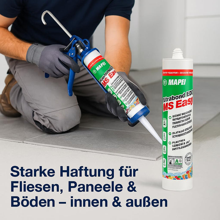 Ultrabond ECO MS Easy mit Reinigungschwamm, Montagekleber auf MS-Polymerbasis | Lösemittelfrei, Elas
