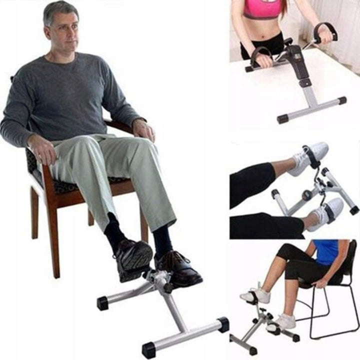 Mini Heimtrainer Pedaltrainer – Arm- & Beintrainer für Zuhause, leiser Reha Trainer, kompakt für Bür