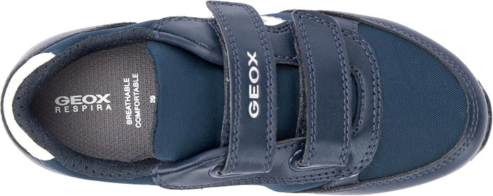 Geox J Alben Boy E Herren Sneaker 28 EU Navy White, 28 EU Navy White