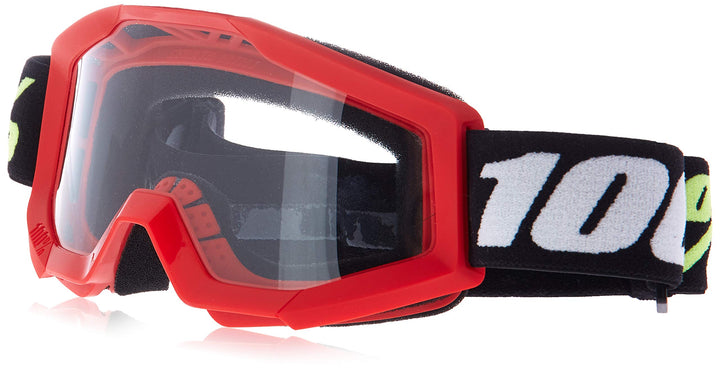 Unbekannt Unisex Strata Mini Goggle Motocross-/Radsportbrille. Einheitsgrösse Rot, Einheitsgrösse Ro