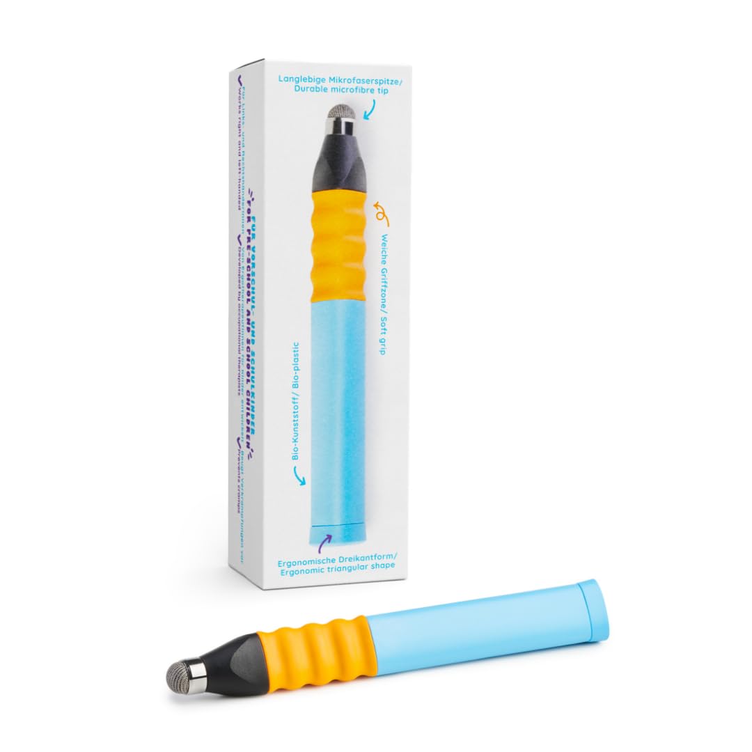 Edurino Ergonomischer Eingabestift I Special Edition | Tablet Stift für Kinder I Eingabestift für Ed