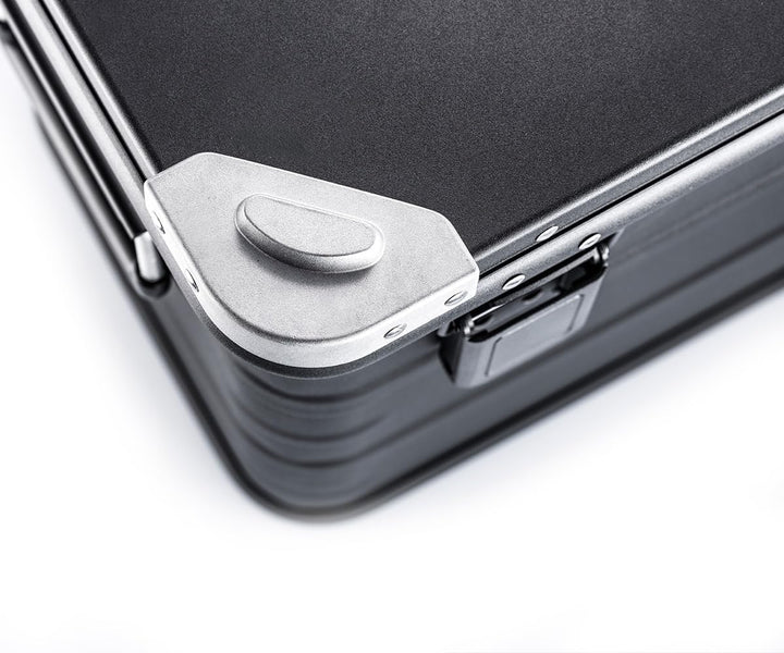 AluVault 081L – Alubox mit Deckel, Aluminium Aufbewahrungsbox, Alukiste, Spritzwassergeschützt, Stau