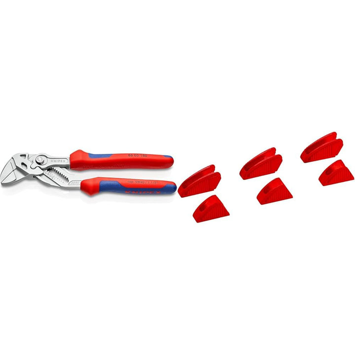 KNIPEX Zangenschlüssel, Multi-Schraubenschlüssel, Chrom-Vanadium, Rostschutz verchromt, 180 mm, 86 0