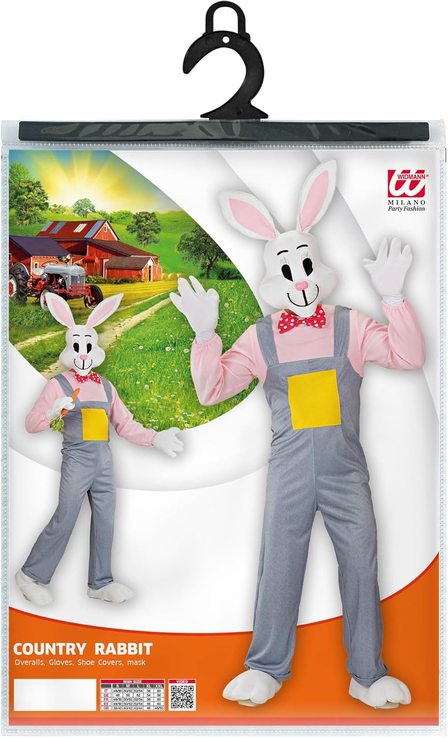 "COUNTRY RABBIT" (overalls, gloves, shoe covers, mask) - (M), M