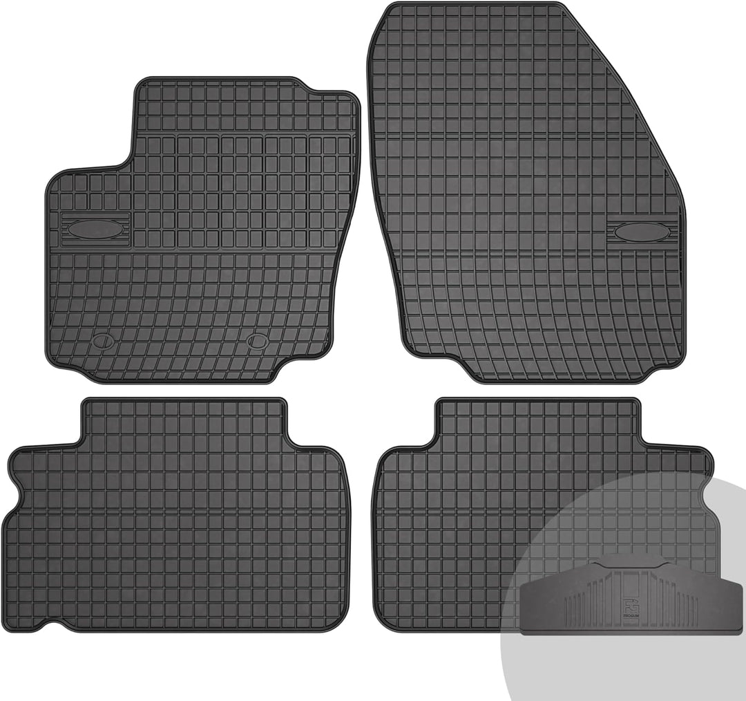 FROGUM EL Toro Gummimatten Ganzjähriges-Set von Autofussmatte Auto Fussmatten für Ford Galaxy II 200