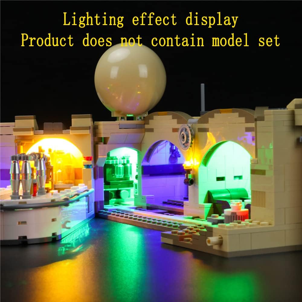 GEAMENT LED Licht-Set Kompatibel mit Lego Mos Eisley Cantina - Beleuchtungsset für Star Wars 75290 B