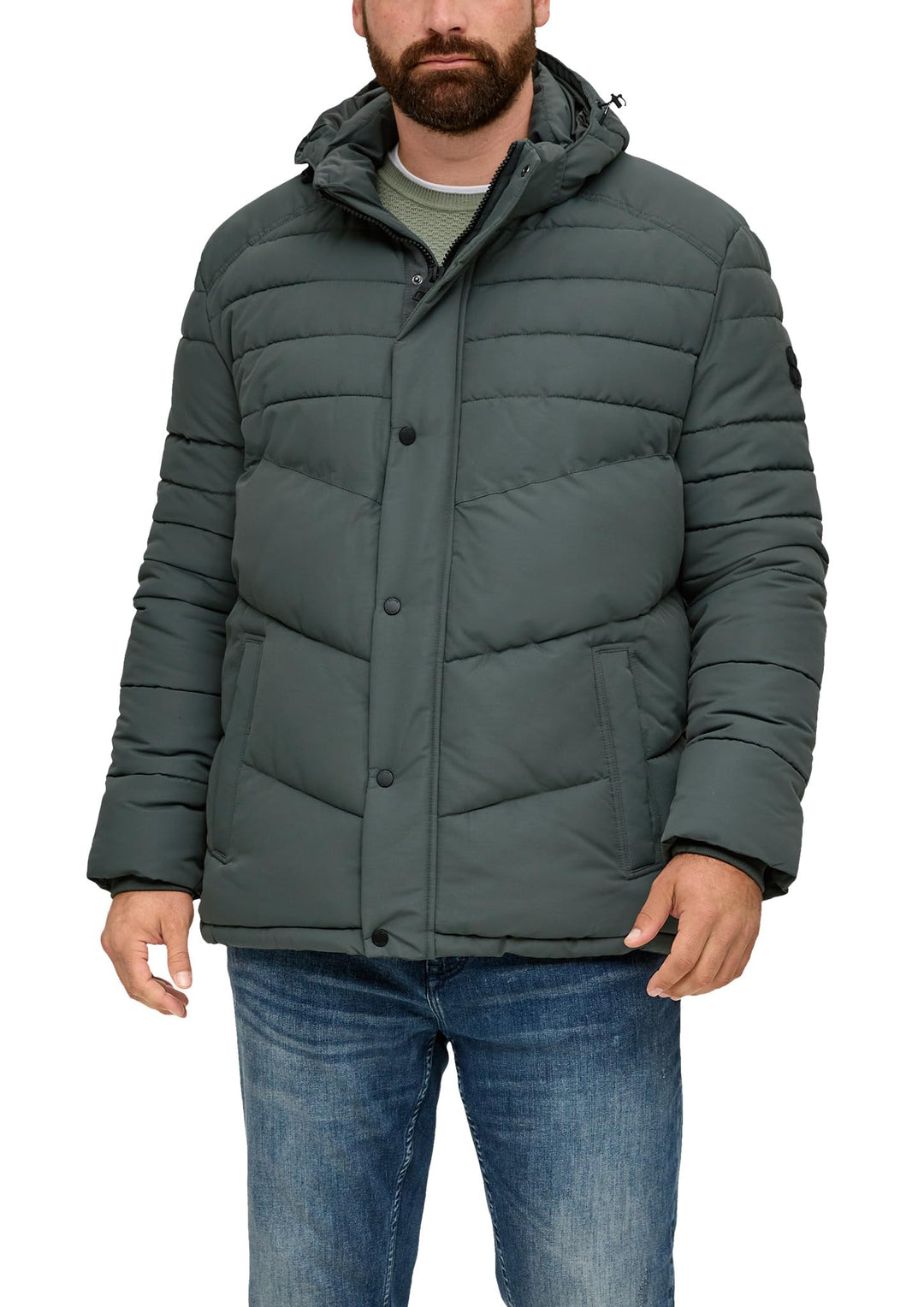 s.Oliver Herren Outdoor Jacke S Grün, S Grün