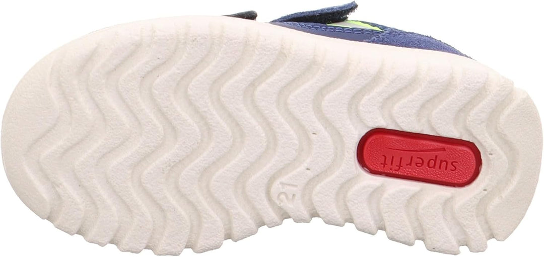 Superfit Jungen Sport7 Mini Sneaker 20 EU Blau Gelb 8050, 20 EU Blau Gelb 8050