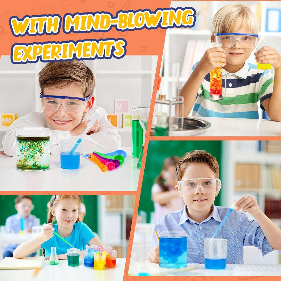 56 Experimentierset für Kinder - Schul-Labor-Experimentierkästen, Bildungsspielzeug für Jungen und M