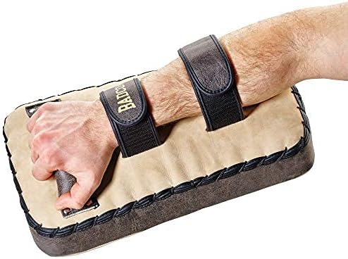 Bad Company Retro Rindsleder Makiwara I Schlagpolster im Mexican-Style I Kicking Pad mit mehrschicht