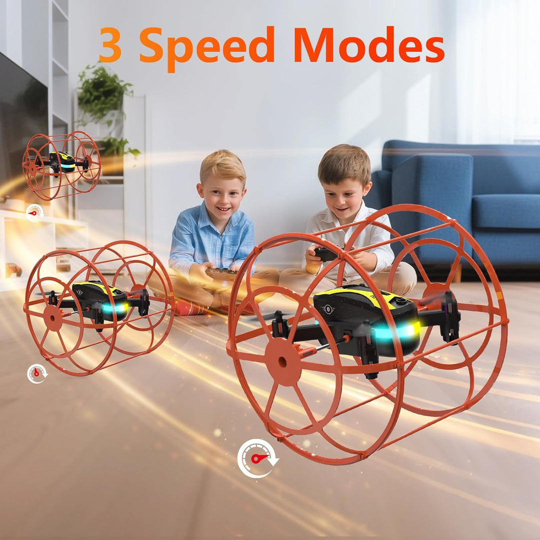 M17 Anfänger-RC-Quadrocopter Mini-Drohne mit Schutzabdeckung Land- und Luft-Dualmodus Einfaches Indo