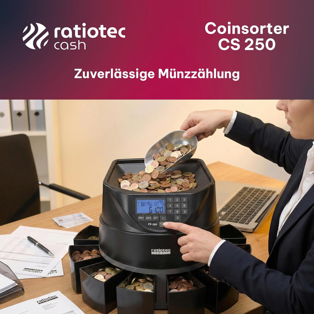 ratiotec 00946344 Coinsorter CS 250