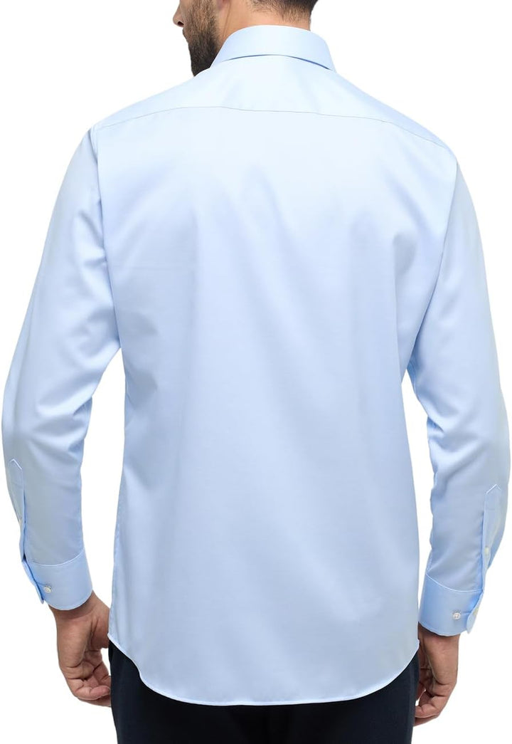 eterna Modern Fit Hemd extra Langer Arm New Kent Kragen hellblau Grösse 40