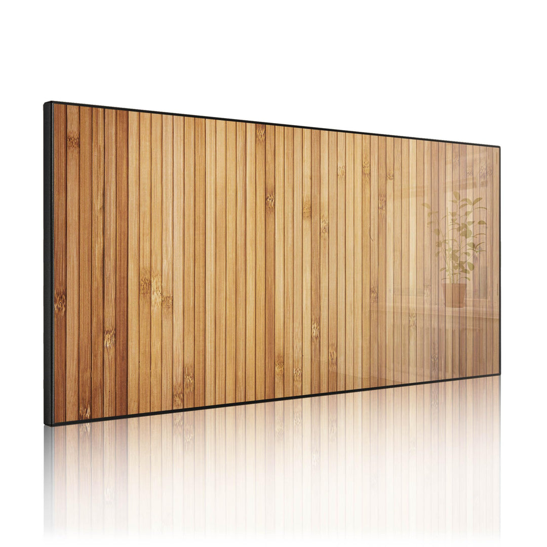 banjado Magnettafel schwarz 78 x 37cm / Magnetwand Metall/Magnetpinnwand als Memoboard/Pinnwand Magn