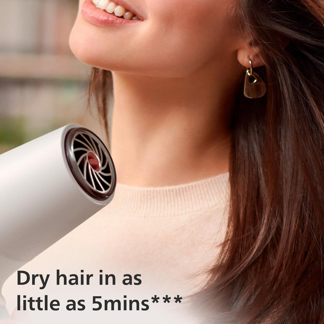 Philips 5000 Series Haartrockner – Haartrockner mit ThermoShield Technologie, Volumendiffusor und 14