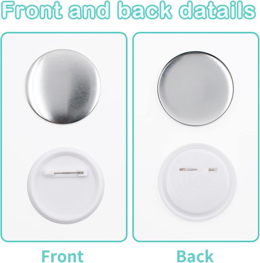 100 Stück 58mm Leere Schaltfläche Abzeichen Button Teile Button Supplies Back Button Teile für Butto