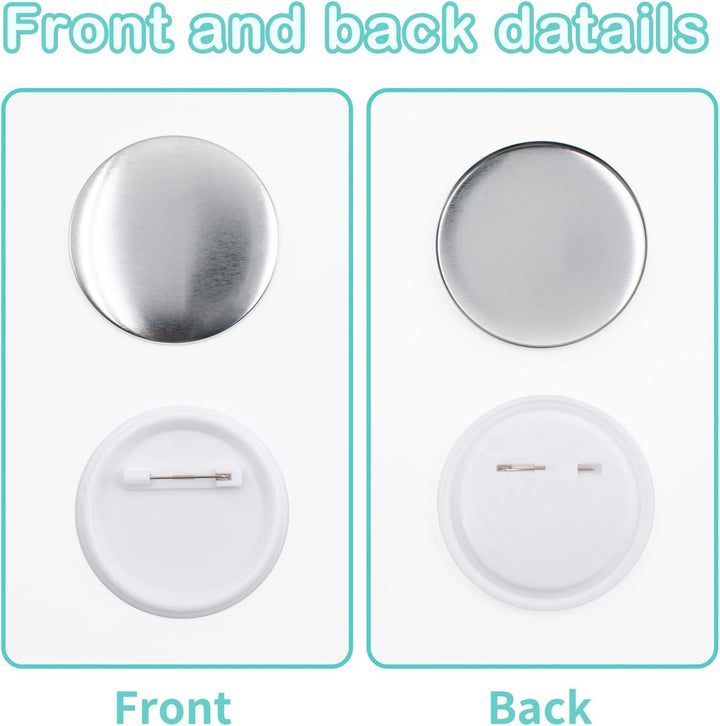 100 Stück 58mm Leere Schaltfläche Abzeichen Button Teile Button Supplies Back Button Teile für Butto