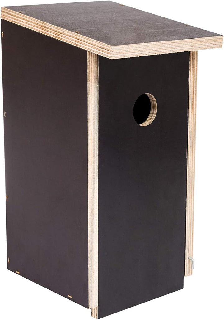 grosser nesträubersicherer Stabiler Nistkasten Vogelhaus Nisthaus - Brutraum: Innenmasse: 12x12x24cm