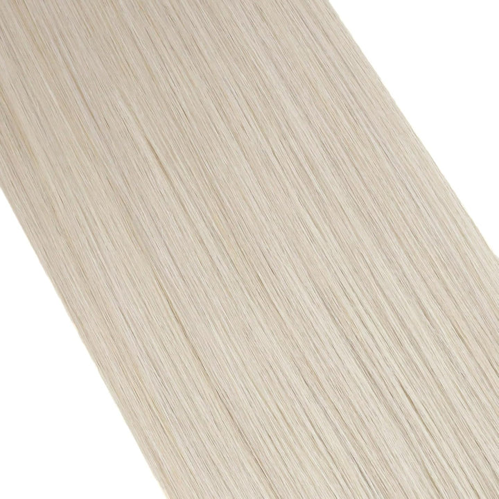 Ugeat Tape Extensions Echthaar 55cm Echthaar Tape in Extensions Blond Remy Echthaar Weissblond Unsic