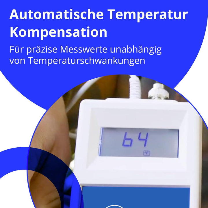 Bluelab METCOMPLUS Combo Meter Plus – Misst pH, Temperatur & Leitfähigkeit (TDS/PPM) in Wasser & Bod