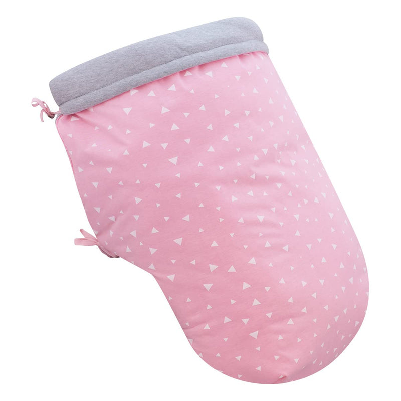 JYOKO KIDS Universal Baby Fusssack für Kinderwagen (PINK SPARKLES, BAUMWOLLE)