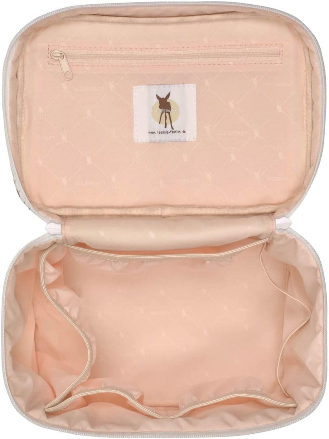 LÄSSIG Baby Wickeltisch Organizer Windel-Organizer to Go/Casual Nursery Caddy To Go Weiss, Weiss