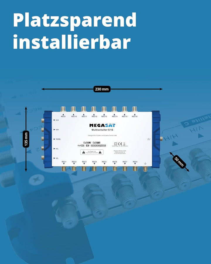 MegaSat 0600152 Profiline Multischalter 5/16