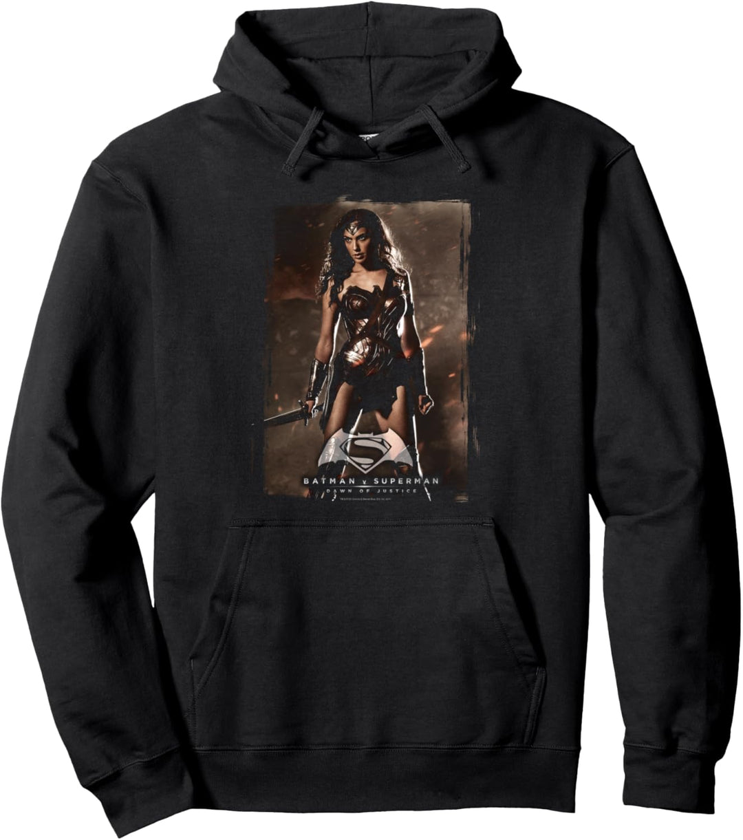 Wonder Woman Poster Pullover Hoodie