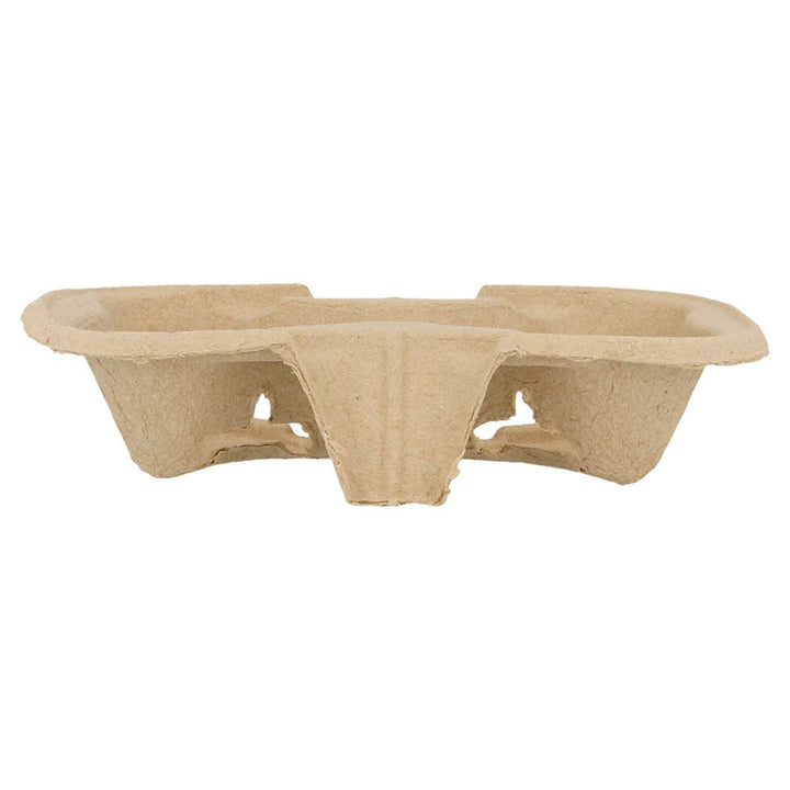 Cup Carrier, 2 Glässer 21X10,5 Cm Natur Karton - 100 Un.