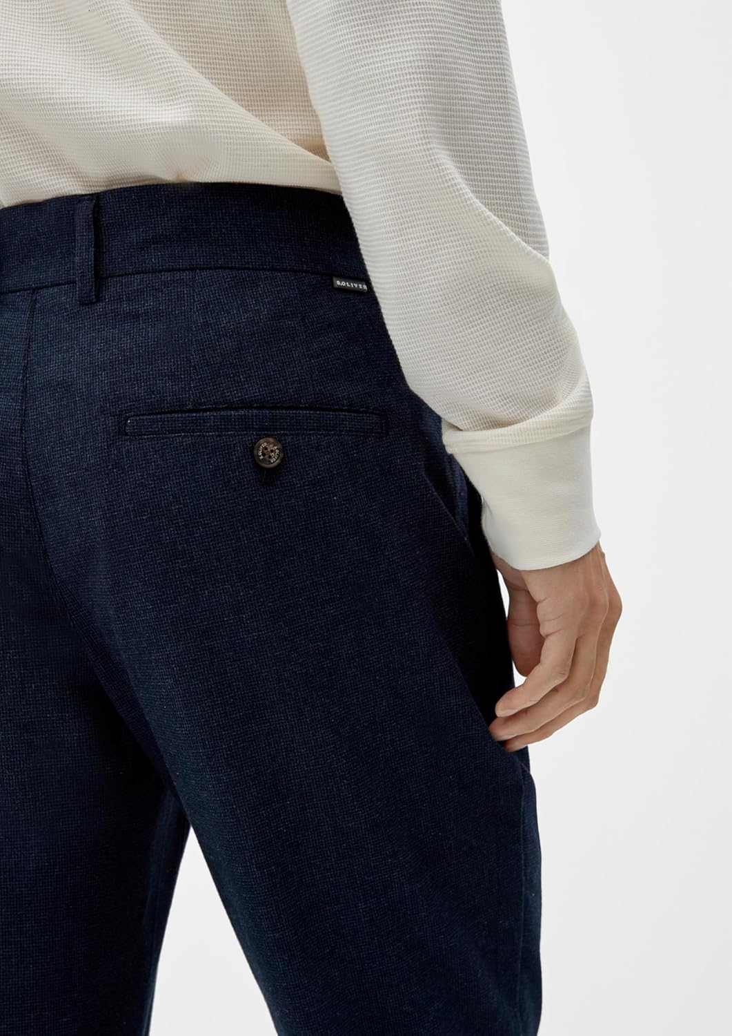 s.Oliver Herren Hosen lang 25 Blau, 25 Blau