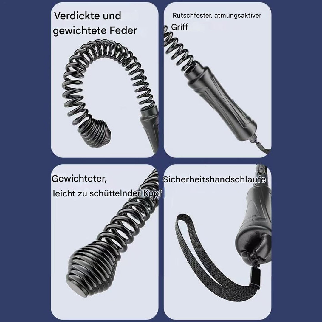 2 Stück Battle Rope Ohne Seil, Gewichtete Trainingsseile, Schwere Battle Ropes, Tragbares Fitnessger