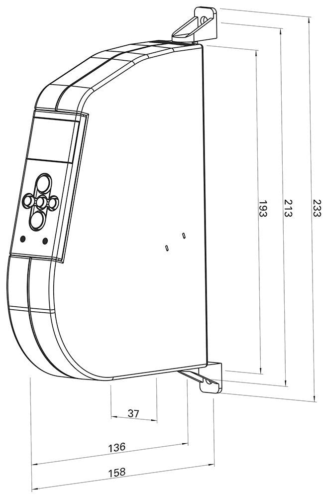 WIR elektronik, eWickler Standard 4 Fenster Funk-Set, eW930-F-M, 4x elektrischer Gurtwickler + 1x Fu