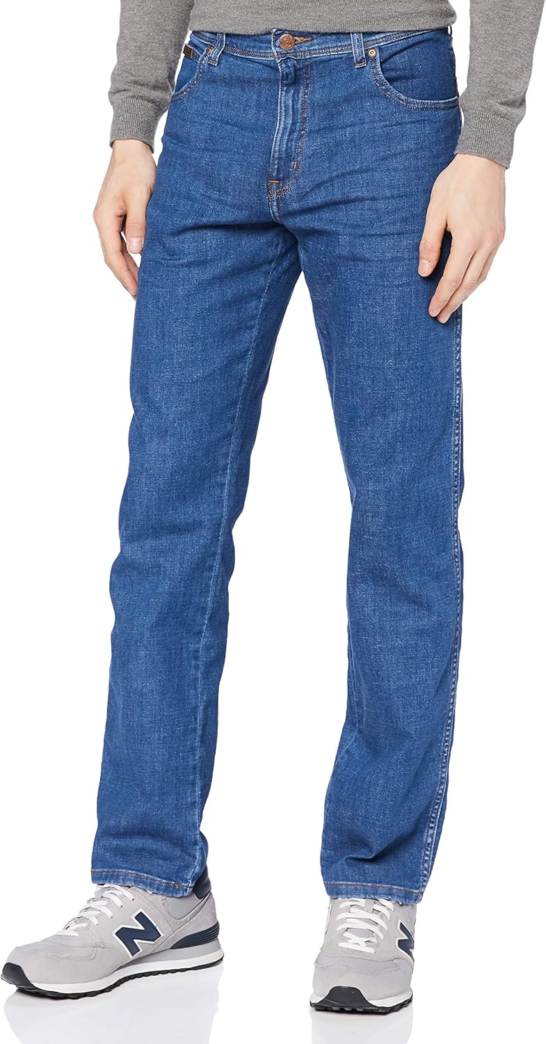 Wrangler Herren Texas Contrast Jeans 31W / 34L Stone Lite, 31W / 34L Stone Lite