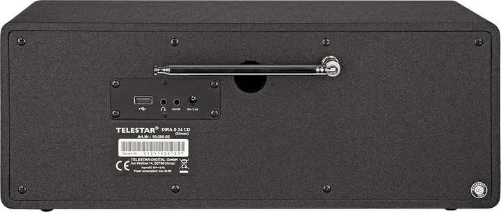 Telestar DIRA S 24 CD - DAB+ Digitalradio mit CD-Player (Stereo Radio, UKW/DAB/DAB+, CD Player, Blue