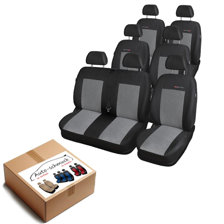 Jumper Sitzbezüge nach Mass Autoplanen perfekte Passform Schonbezüge Sitzschoner Velour + Strickpols