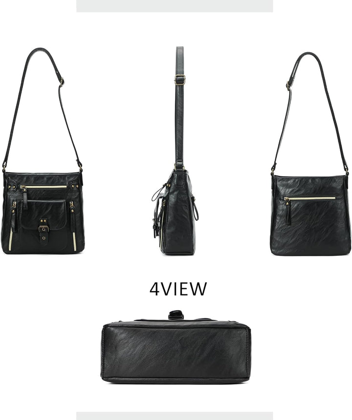 KL928 Tasche Damen Umhängetasche kleine Handtaschen Schultertasche Damentasche Damenhandtasche mitte