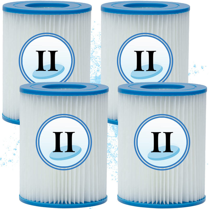 Filterkartusche Typ II, für Bestway 58094 - Filterkartusche für Poolfilter, Ersatzfilter für Bestway